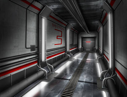 Background design : corridor