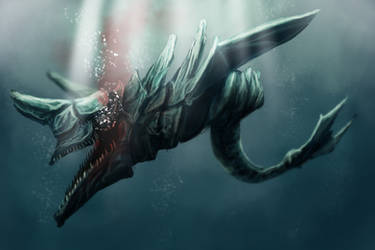Speed paint : Underwater Monster 2