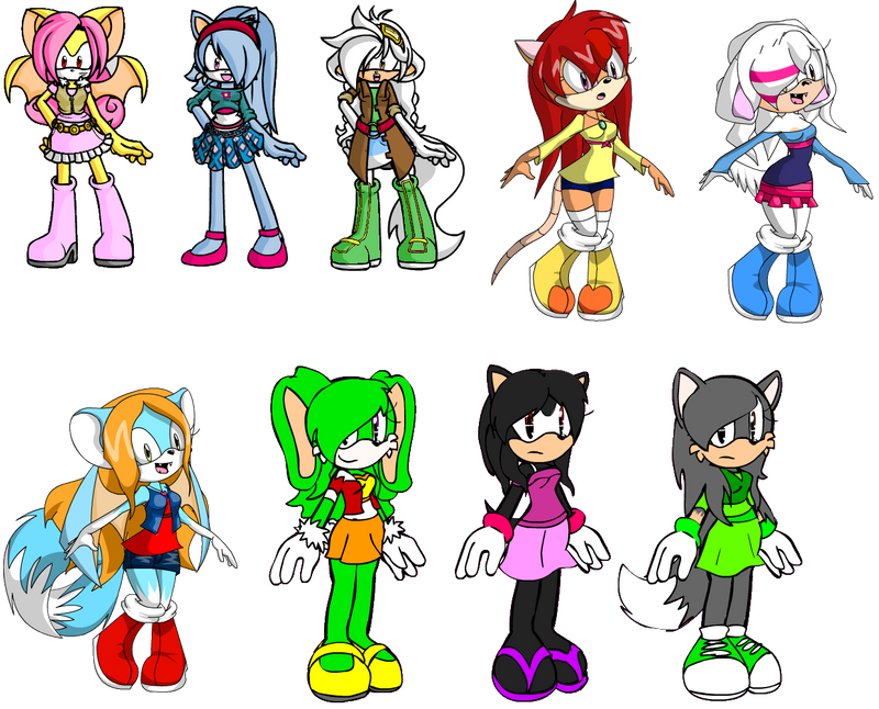 Sonic Characters deviantART. 