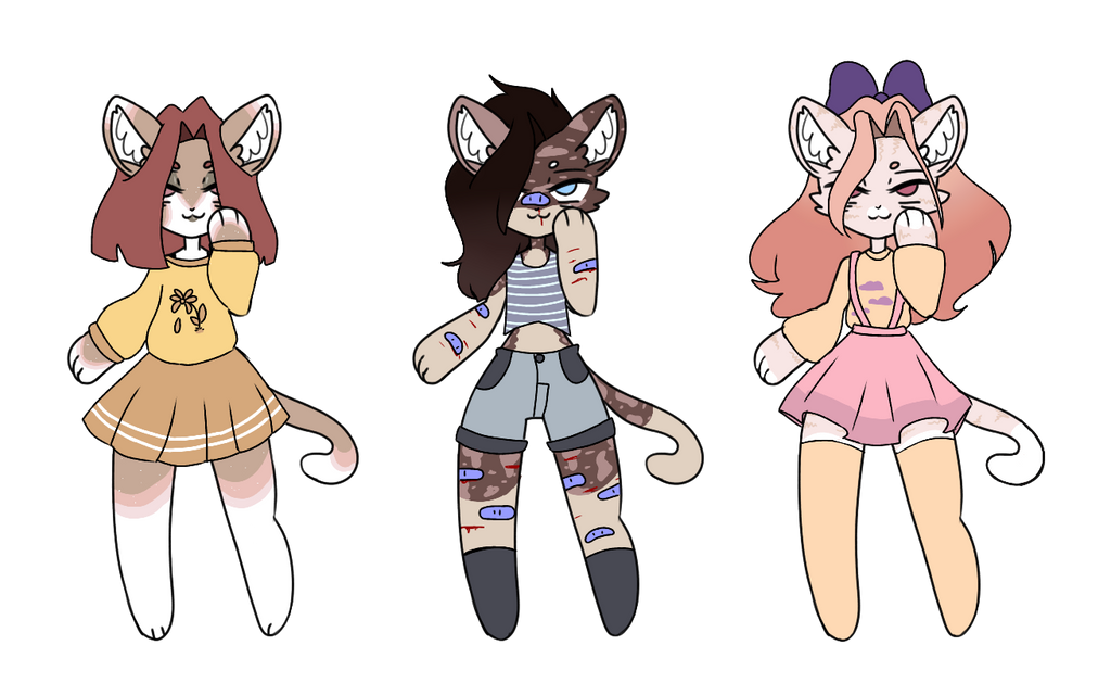 ota anthro kitty adopts! open