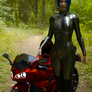 Vibeke Van der Sloot - With my motorcycle