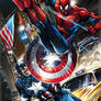Captain America vs. Spider-Man!