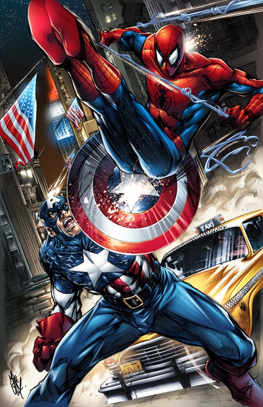Captain America vs. Spider-Man! by MikeLilly on DeviantArt