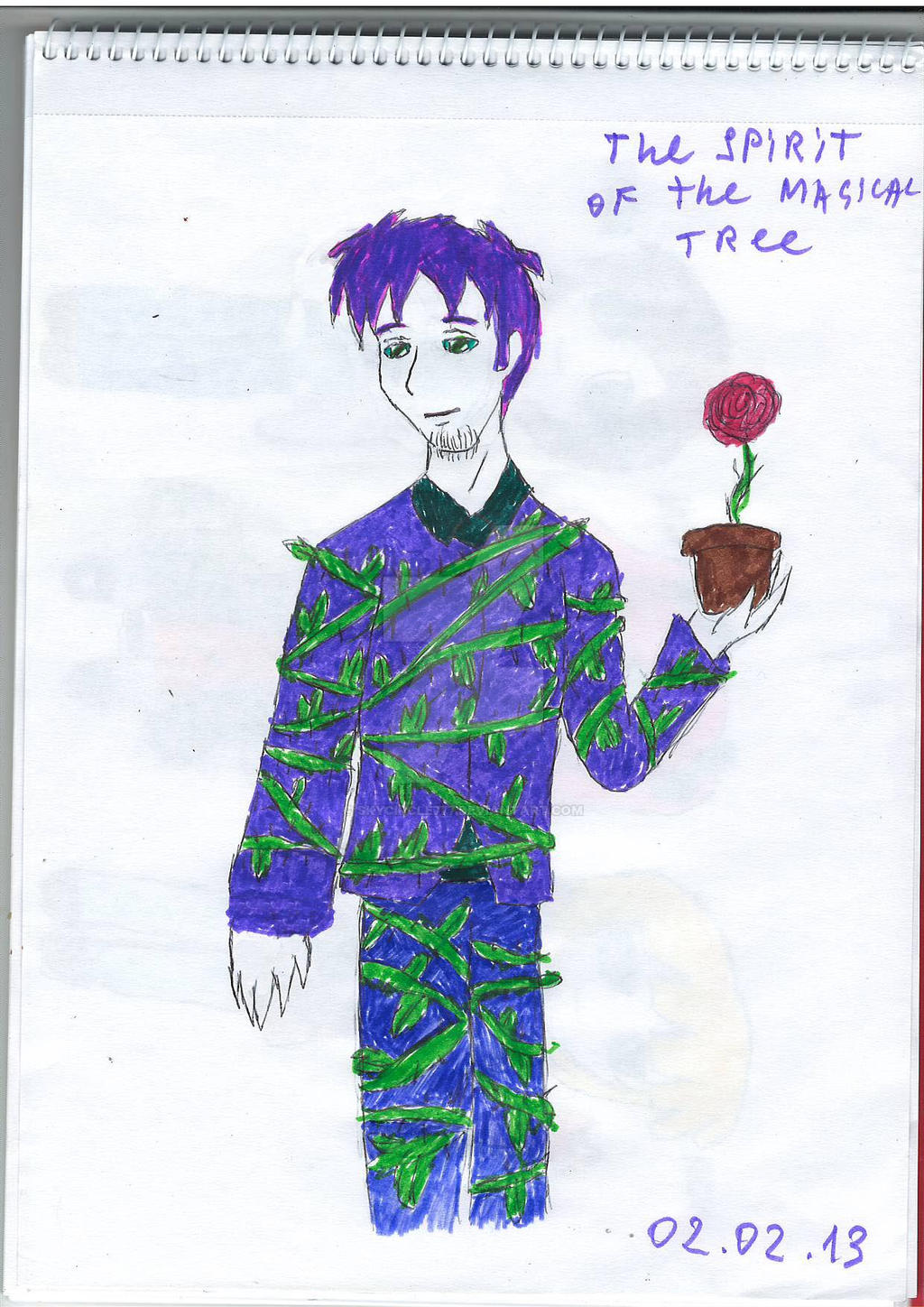 Humanized Spirit Courage`s Spirit of the Magical Tree (humanized) by SkyCircle777 on ...