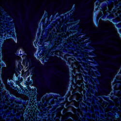 Sapphire Dragon by pluto-my-way