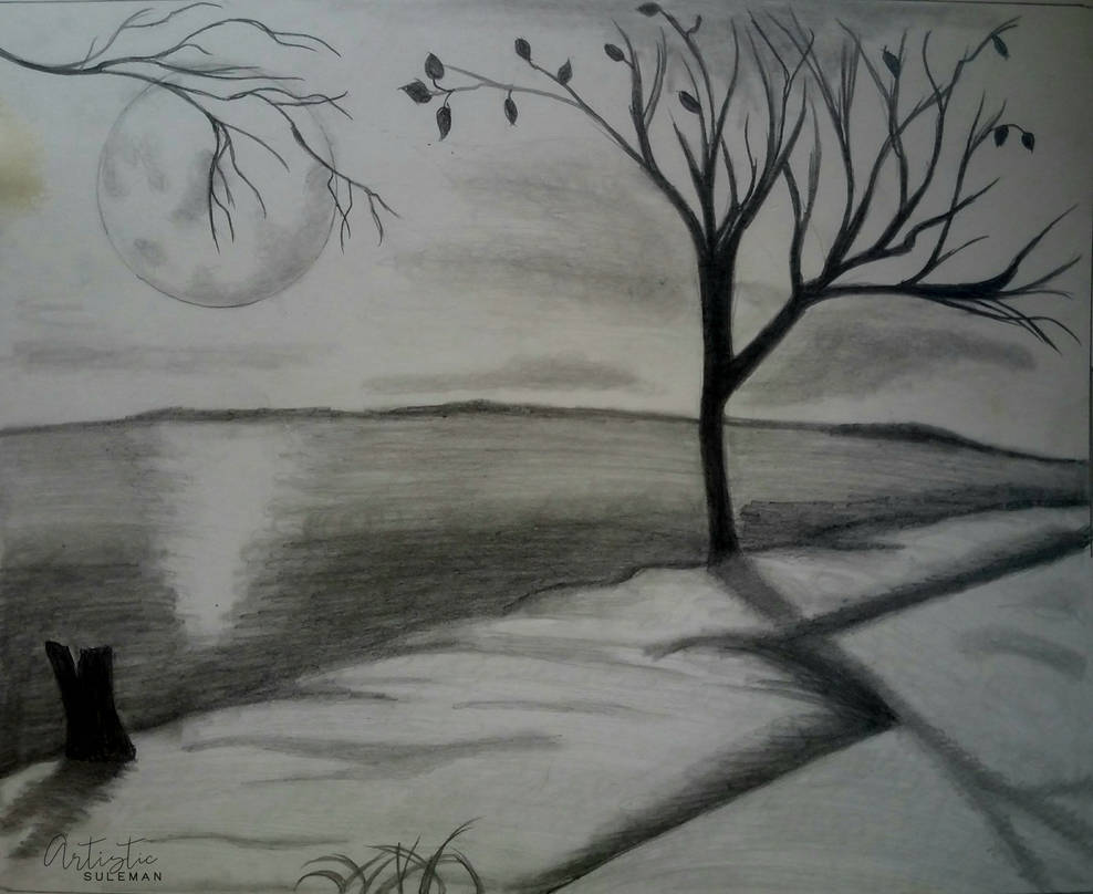 Scenery Drawing Ideas Easy