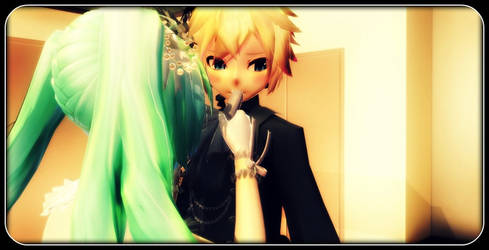 You look sooo cute, Len-Kun~!