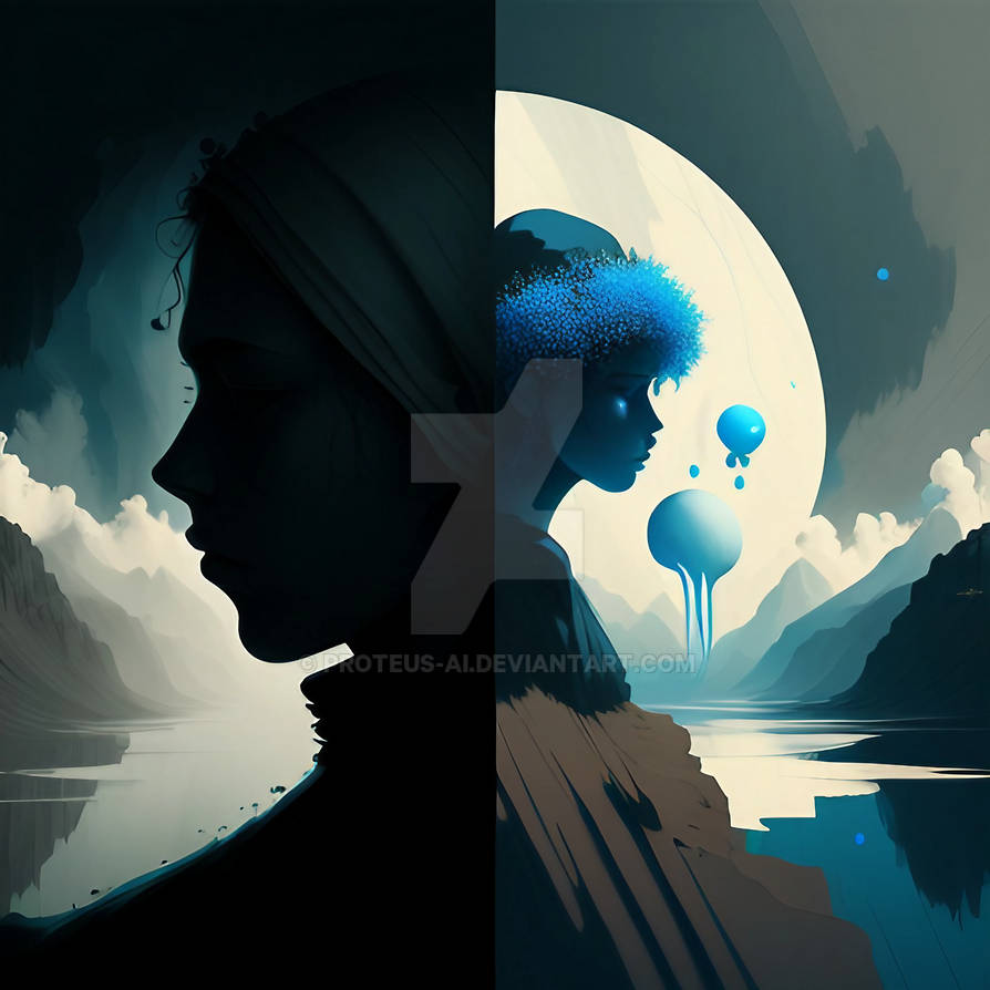 Abstract Art - two Worlds by Proteus-AI on DeviantArt