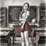 A Beautiful Teen Pencilled