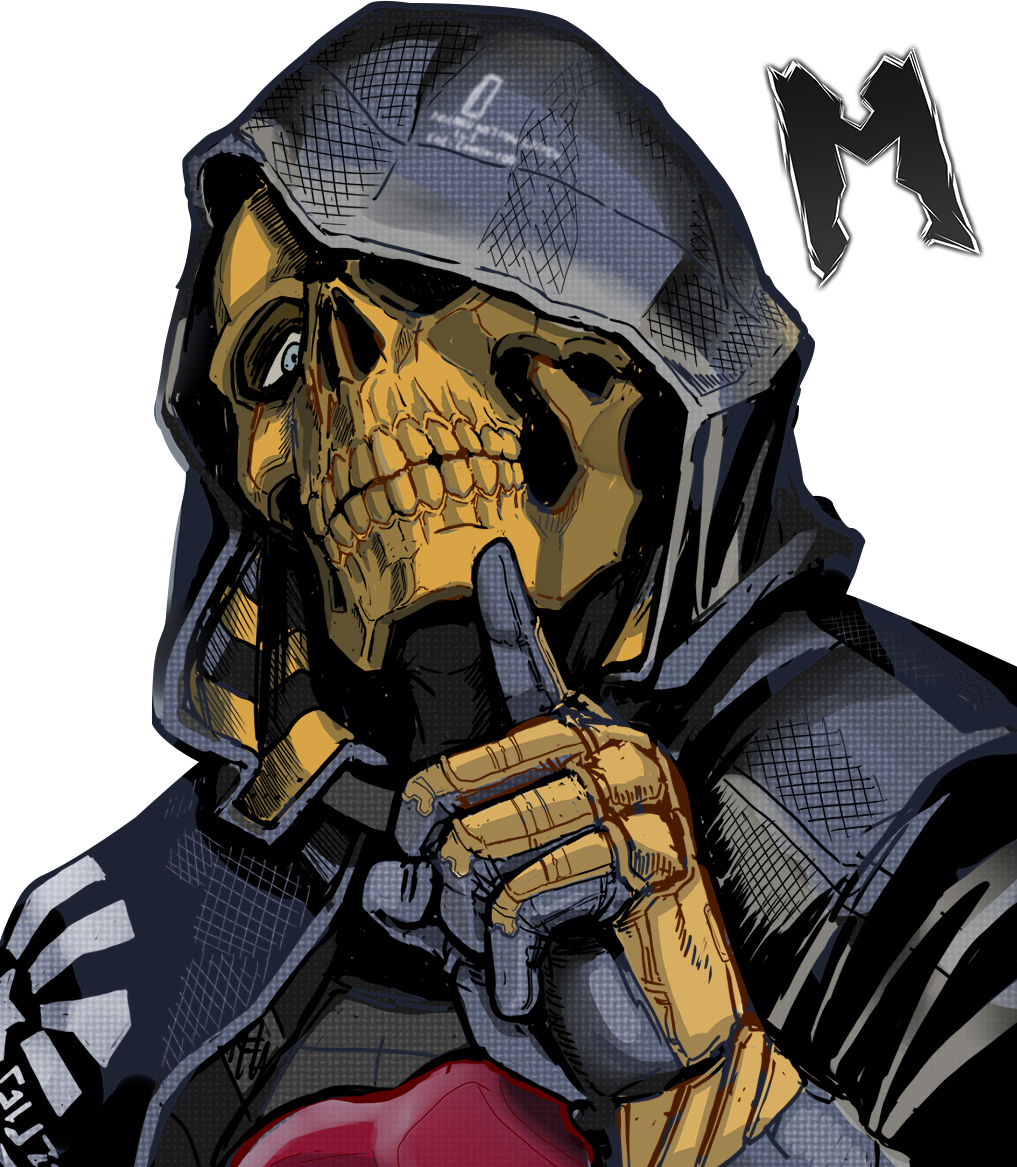 Render Skull Gold Death Stranding By Maruueu On Deviantart