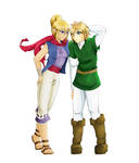 Commission: Link and Tetra by R-Legend