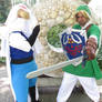 Hylian Creed Sheik and Ocarina Link