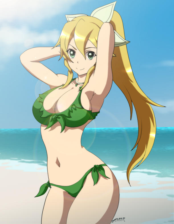 Commission: Leafa by R-Legend on DeviantArt.