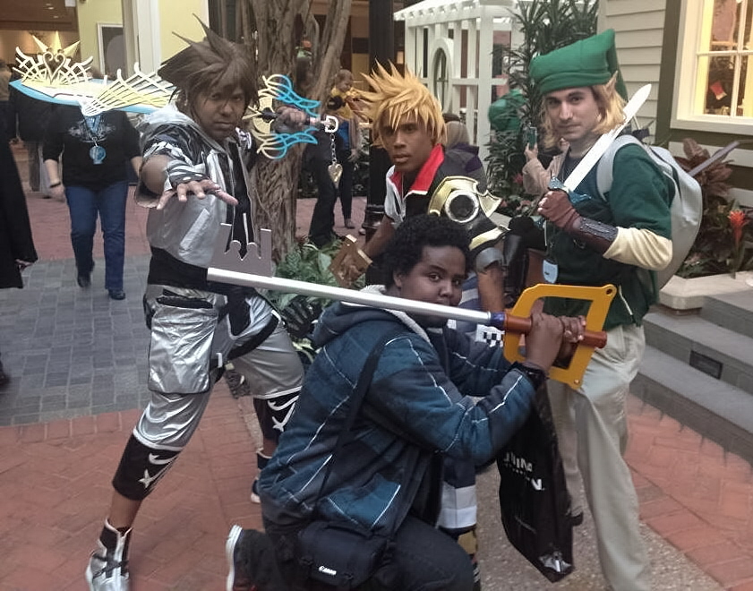 Sora, Ventus and Link