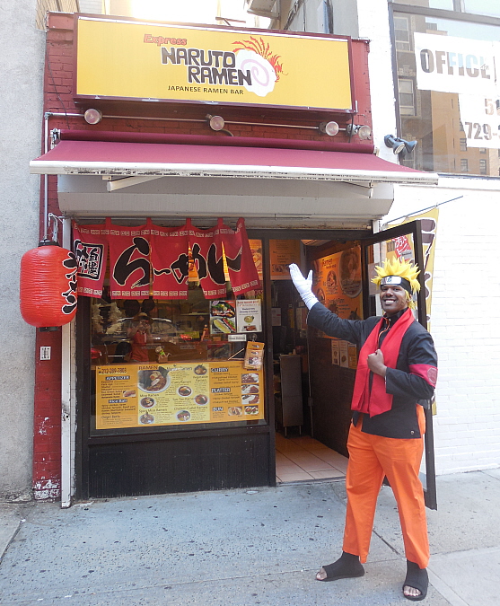 Naruto At Naruto Ramen Shop