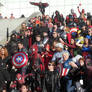 Marvel Avengers Group Shot at WonderCon 2016