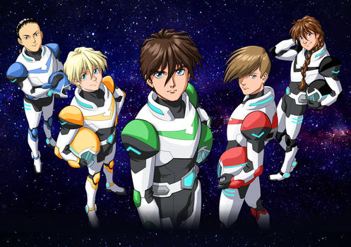 Commission: Gundam Wing Pilots As Voltron Pilots