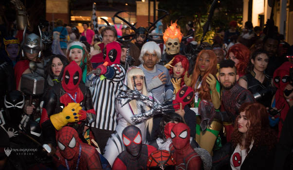 Marvel Group Shot at Katsucon 2018