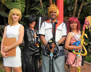 Namine, Xion, Roxas and Kairi