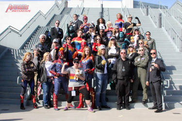 Captain Marvel Group Photo