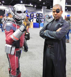 Ant-Man and Nick Fury