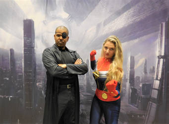 Nick Fury and Captain Marvel III