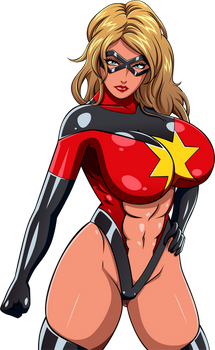 Commission: Moonstone as Ms. Marvel