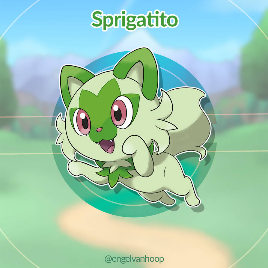 Sprigatito by EngelVanHoop on DeviantArt