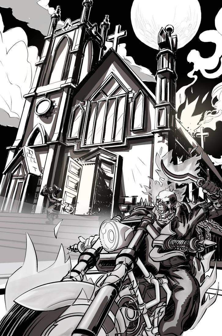 Ghost Rider Simple Pb Pg04 by rfosouza on DeviantArt