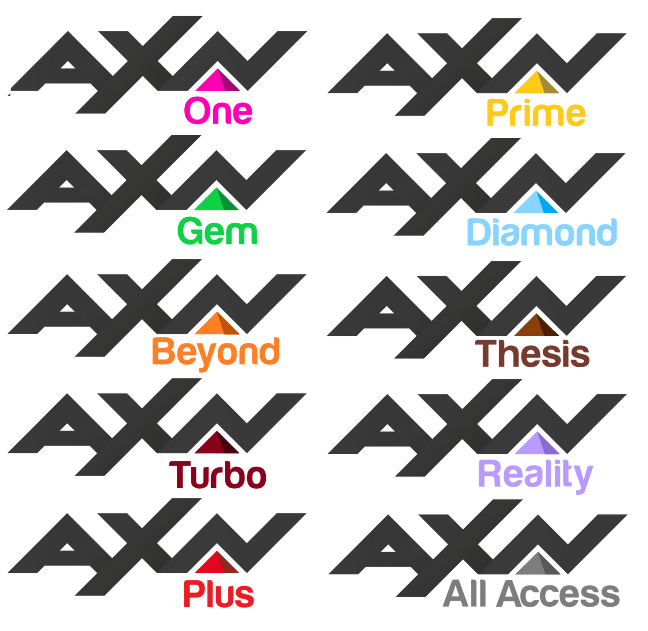 Axn Deviantart AXN Custom Logos (Updated) by ShanCP2000 on DeviantArt