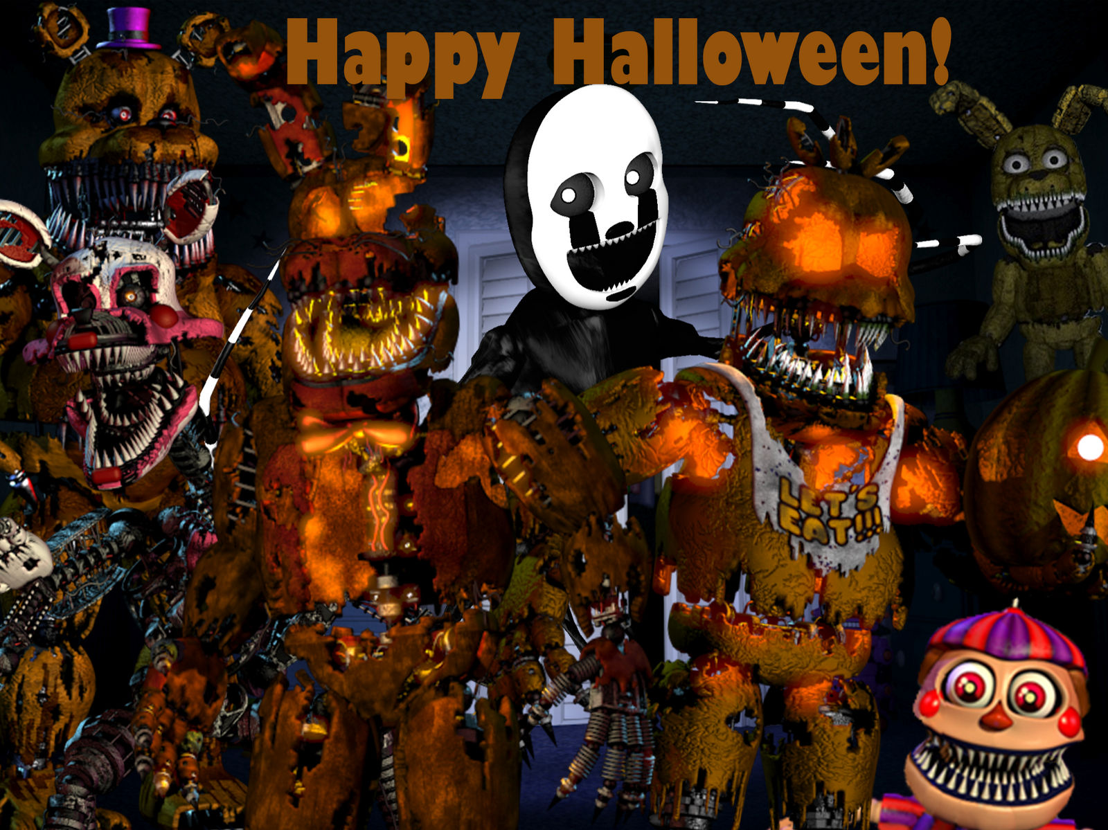 Five Nights at Freddy's 4: Halloween Edition by MrMarioluigi1000 on  DeviantArt