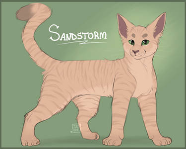 Warrior Cat Design #2: Sandstorm