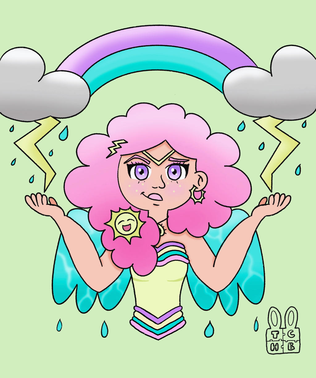 Mini Weather Deviantart Weather Girl by thecraftyhunbun on DeviantArt
