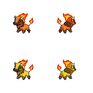 Fakemon Sprites Collection Calflame Sprite Collection BW Style (Fakemon) by arinoelle2512 on ...