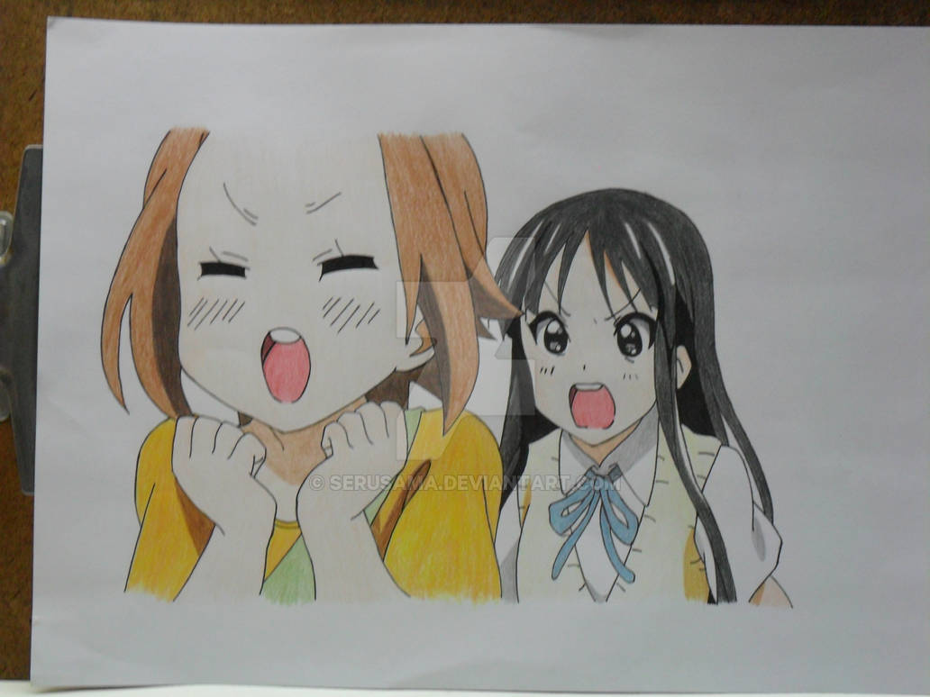 Mio x Ritsu or Mitsu by serusama on DeviantArt