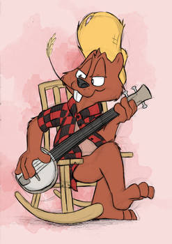 Banjo Playing Beaver