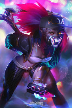 K/DA Akali Fan Art!