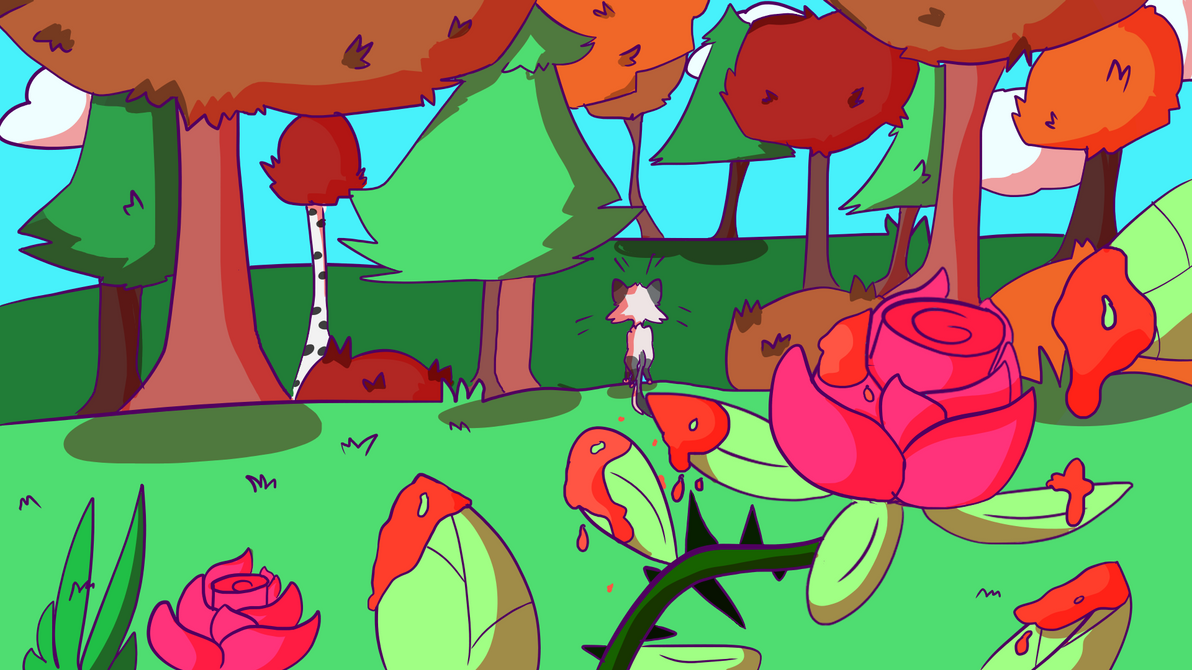 Blood stained roses by ShiiDreams on DeviantArt