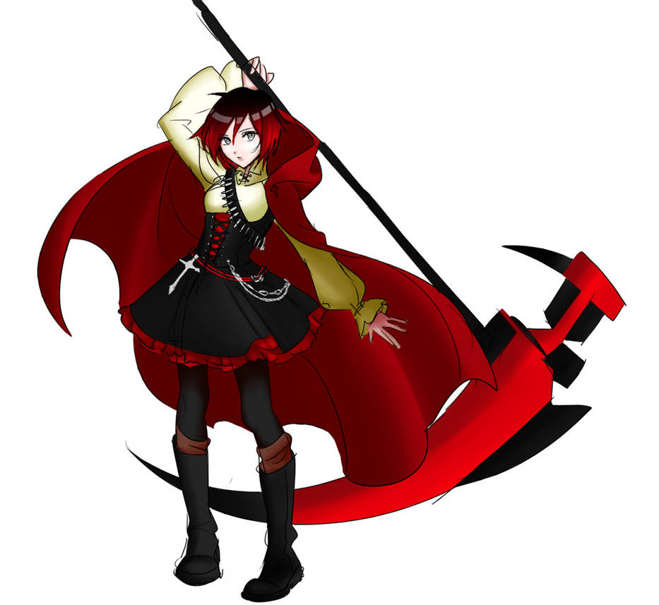 Ruby Rose (Coloring Practice) by NuclearSharkhead on DeviantArt