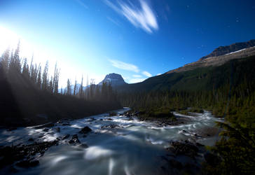 Nighttime River