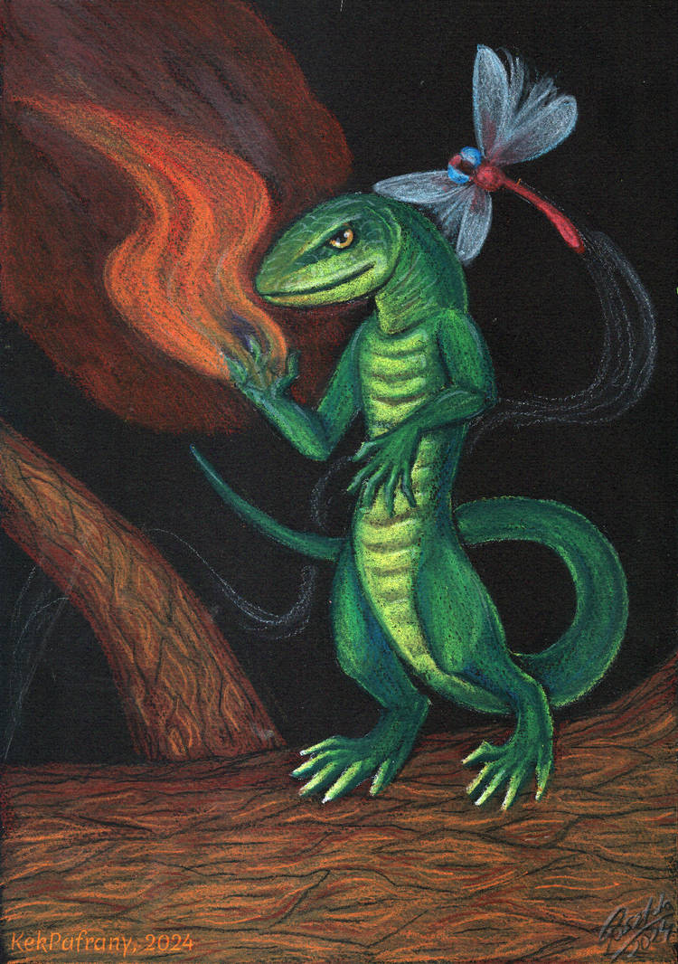 Wizard Lizard ::. by KekPafrany on DeviantArt