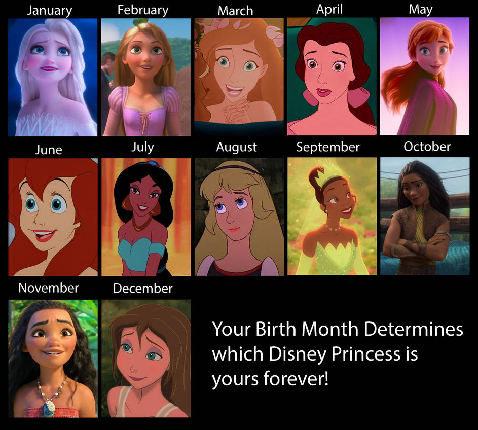 Disney Princess Month Meme by jhilton0907 on DeviantArt