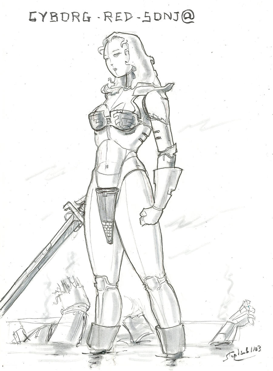 Cyborg Red Sonja