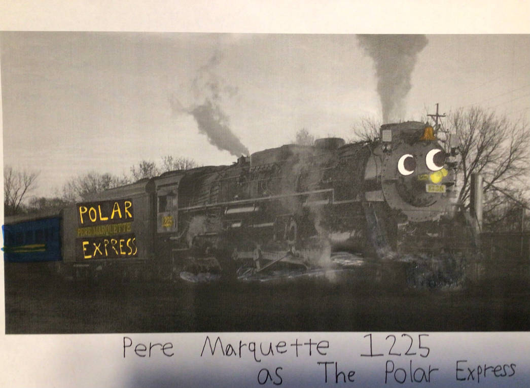 1225 Pere Marquette 1225 as The Polar Express by GTrainBoy16 on DeviantArt
