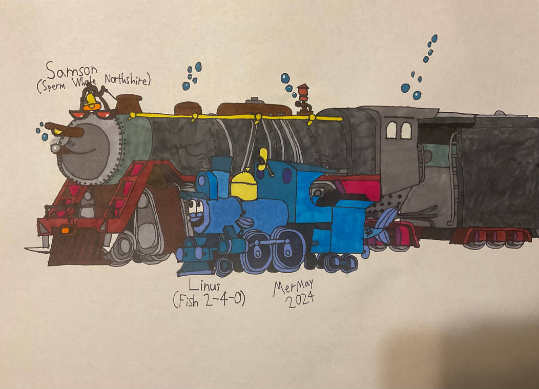 MerMay 2024: Linus And Samson by GTrainBoy16 on DeviantArt