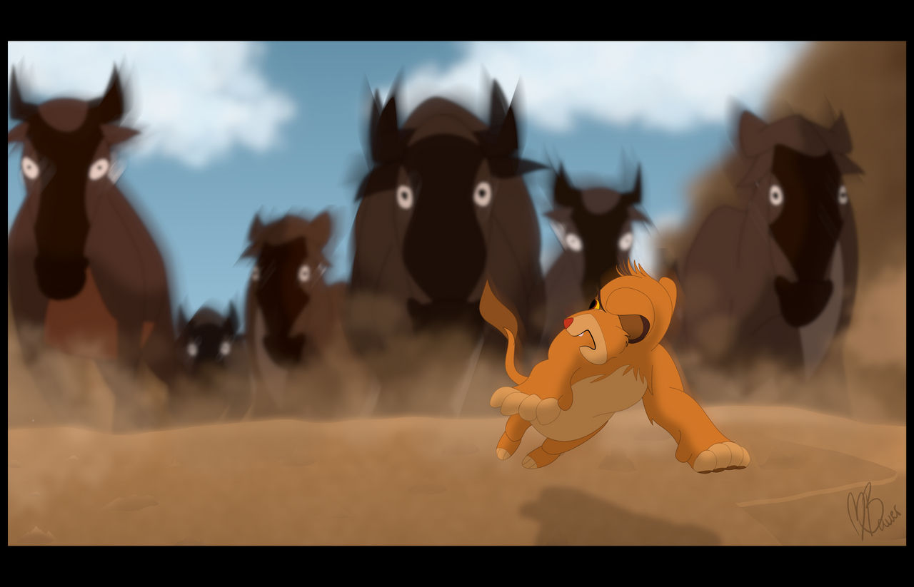 Simba Chasing She lives in you by BullerThePirate on DeviantArt