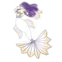 WIP Purple Betta Mermaid