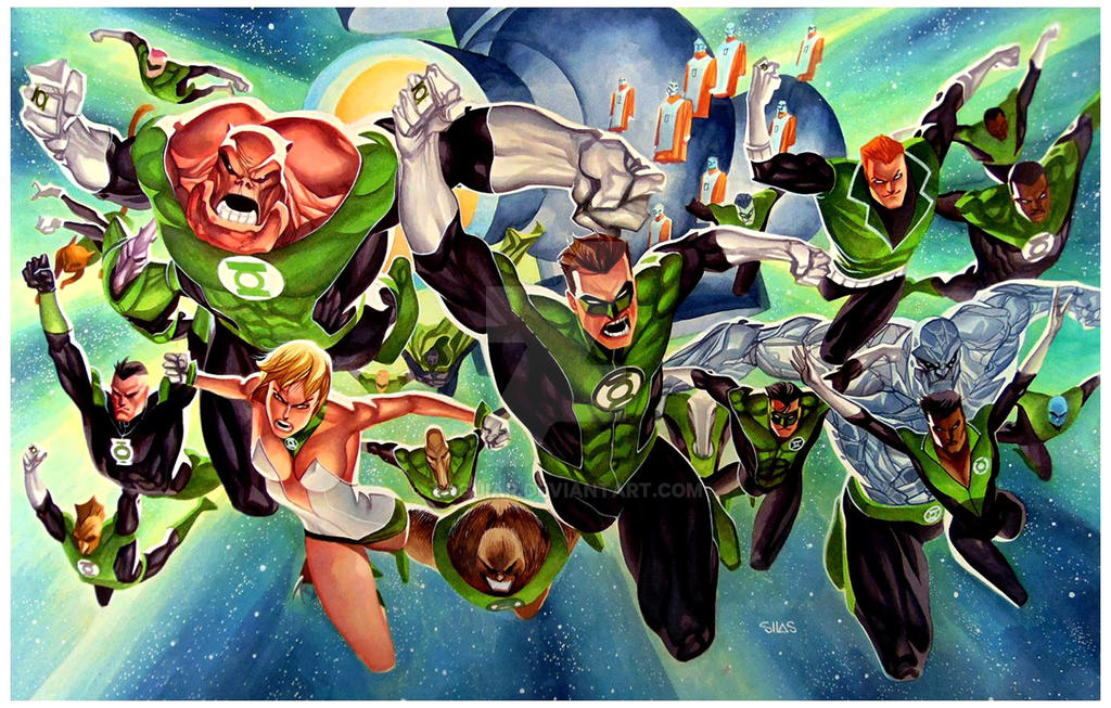 Grenn Lantern Corps - Commission 20x30