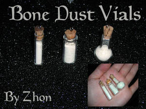 Bone Dust Vials