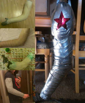 Stages of Creating a Winter Soldier Arm